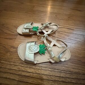 5 for $25! Kids pineapple sandals